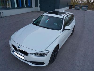 Usata BMW 320 Advantage 184 CV (135 kW) 2018 Bianco Station wagon
