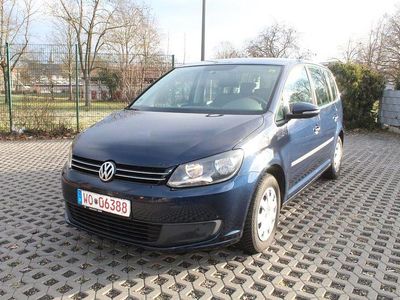 Gebraucht VW Touran Trendline 105 PS (77 kW) 2012 Blau Van / Kleinbus
