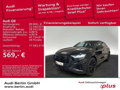 Gebraucht Audi Q8 Sport 381 PS (280 kW) 2023 Mythosschwarz metallic SUV