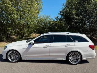 Gebraucht Mercedes E220 AMG line 170 PS (125 kW) 2013 Weiß Kombi