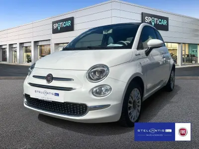 Brugt Fiat 500C Dolcevita 69 HK (50 kW) 2023 Hvid Cabriolet