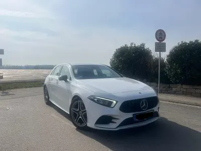 Gebraucht Mercedes A200 AMG line 163 PS (119 kW) 2018 Weiß Limousine