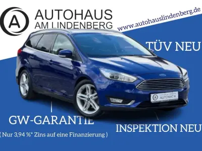 Gebraucht Ford Focus Titanium 150 PS (110 kW) 2018 Blau Kombi