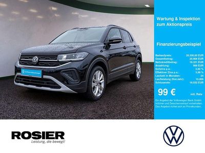 Schwarz / deep black Gebraucht 2025 VW T-Cross Goal SUV | 20.330 € (Guter Preis)