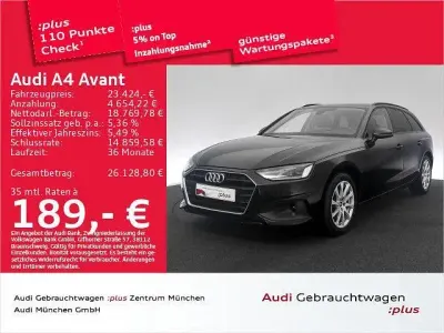 Gebraucht Audi A4 150 PS (110 kW) 2023 Brillantschwarz Kombi