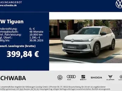 Ny VW Tiguan Life 150 HK (110 kW) 2025 Hvid SUV