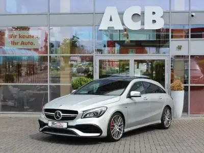 Gebraucht Mercedes CLA45 AMG AMG 381 PS (280 kW) 2018 Designo magno polarsilber Kombi