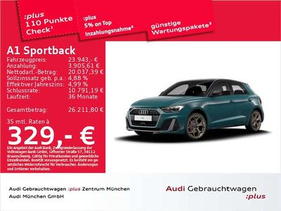 Usata Audi A1 S-Line 95 CV (69 kW) 2021 Verde SUV