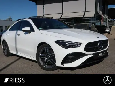Brugt Mercedes CLA200 AMG 150 HK (110 kW) 2025 Hvid Coupe