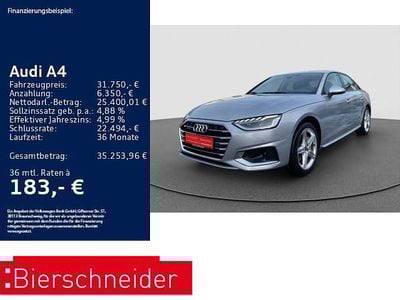 Silber Gebraucht 2022 Audi A4 Advanced Limousine | 31.750 € (Fairer Preis)