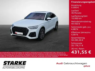 Gebraucht Audi SQ5 Sportback Ambiente 341 PS (250 kW) 2023 Weiß (gletscherweiß metallic) SUV