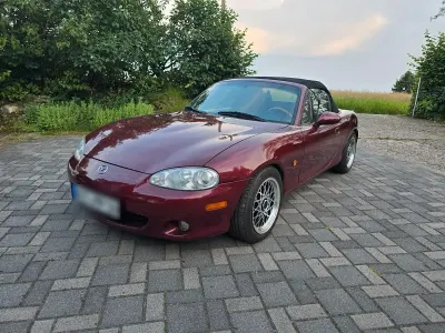 Gebraucht Mazda MX5 145 PS (106 kW) 2003 Rot Cabrio