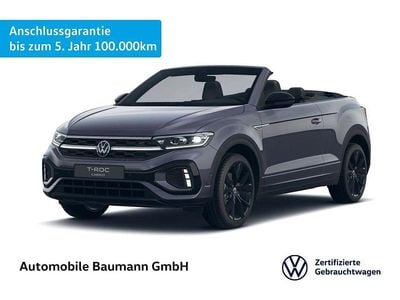 Neu VW T-Roc Cabriolet R-line 150 PS (110 kW) 2025 Rauchgrau metallic / schwarz Cabrio