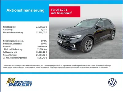 Gebraucht VW T-Roc R-line 110 PS (80 kW) 2023 Schwarz SUV
