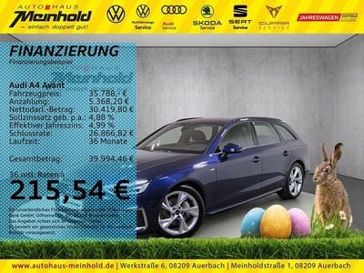 Gebraucht Audi A4 S-Line 204 PS (150 kW) 2024 Blau Kombi