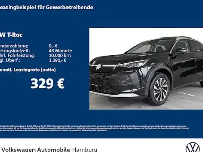 Nuova VW T-Roc Style 150 CV (110 kW) 2026 Nero SUV