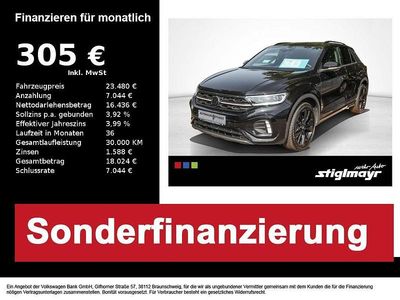 Gebraucht VW T-Roc R-line 150 PS (110 kW) 2022 Deep black perleffekt SUV