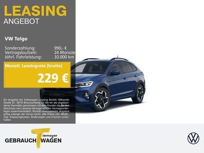 Usata VW Taigo R-line 150 CV (110 kW) 2025 Blu SUV