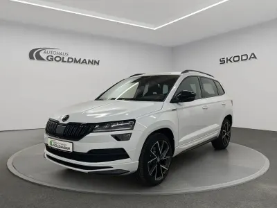 Gebraucht Skoda Karoq SportLine 190 PS (139 kW) 2020 Weiß SUV