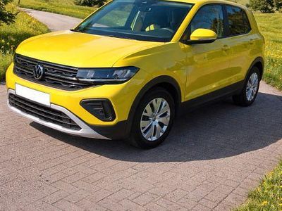 Gebraucht VW T-Cross 95 PS (69 kW) 2024 Gelb SUV