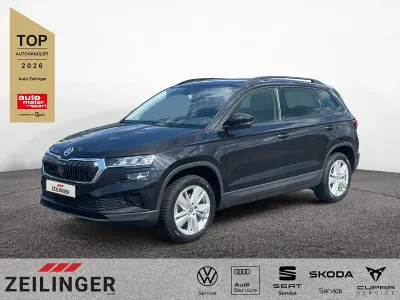 Gebraucht Skoda Karoq Selection 150 PS (110 kW) 2024 Schwarzmagic perleffekt SUV