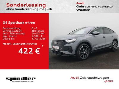 Gebraucht Audi Q4 Sportback e-tron Ambiente 210 kW (286 PS) 2025 Kieselgrau SUV