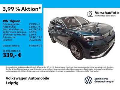 Blau Gebraucht 2025 VW Tiguan R-line SUV | 49.930 € (Etwas zu teuer)