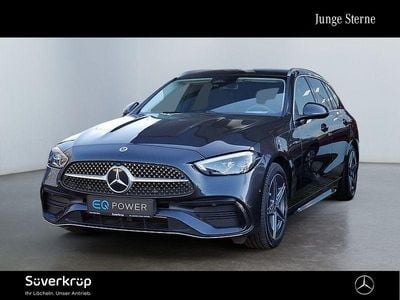 Gebraucht Mercedes C300e AMG 313 PS (230 kW) 2025 Graulack graphitgrau (metallic) Kombi