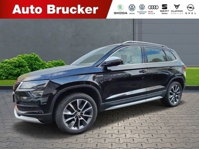 gebraucht Skoda Karoq Scout 4x4 2.0 TDI+Alufelgen+beh.Frontscheibe