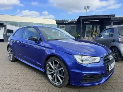 Begagnad Audi A3 S-Line 150 HK (110 kW) 2016 Blå Sedan