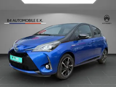Gebraucht Toyota Yaris Style 101 PS (74 kW) 2017 Blau Kleinwagen