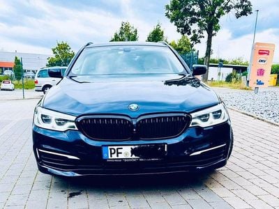 Gebraucht BMW 540 Sport Line 320 PS (235 kW) 2018 Blau Kombi
