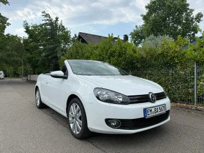 Gebraucht VW Golf Cabriolet 140 PS (102 kW) 2012 Weiß Cabrio