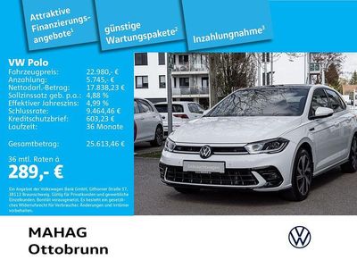 Second-hand VW Polo R-line 110 CP (80 kW) 2023 Alb Hatchback