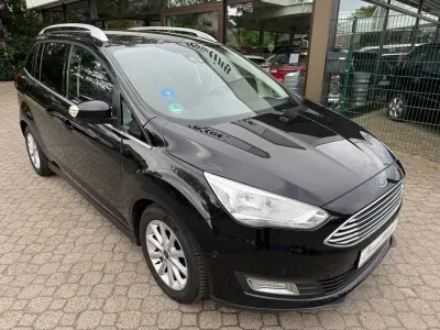 Gebraucht Ford Grand C-Max Titanium 125 PS (91 kW) 2019 Schwarz Van / Kleinbus