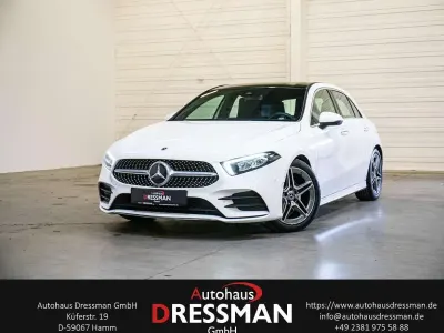 Brugt Mercedes A200 AMG line 163 HK (119 kW) 2022 Hvid Sedan