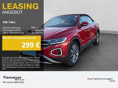Usata VW T-Roc Cabriolet Style 150 CV (110 kW) 2024 Rosso Cabrio