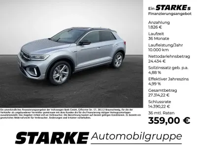 Gebraucht VW T-Roc R-line 150 PS (110 kW) 2022 Grau (indiumgrau metallic) SUV