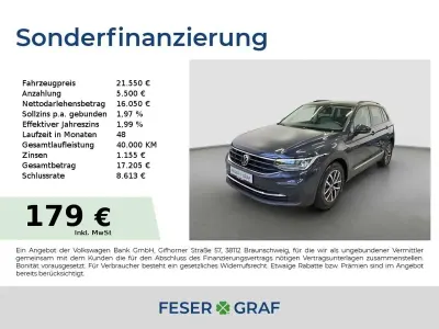 Gebraucht VW Tiguan Life 150 PS (110 kW) 2022 Uranograu SUV