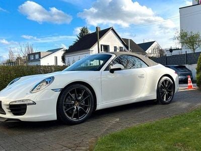 Second-hand Porsche 911 Carrera Cabriolet 349 CP (256 kW) 2013 Alb Cabrio