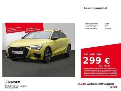 Usata Audi A3 Sportback e-tron Advanced 204 CV (150 kW) 2024 Giallo Utilitaria