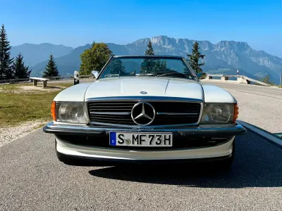 Gebraucht Mercedes SL350 200 PS (147 kW) 1973 Weiß Cabrio