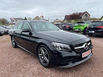 Second-hand Mercedes C200 AMG line 184 CP (135 kW) 2020 Negru Break