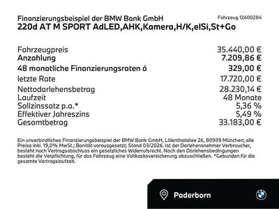 Gebraucht BMW 220 M Sport 150 PS (110 kW) 2025 Grau Van / Kleinbus