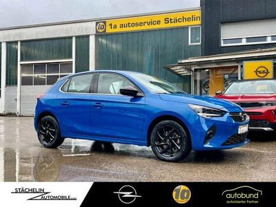 Gebraucht Opel Corsa Elegance 101 PS (74 kW) 2020 Perl blau/voltaik blau Kleinwagen