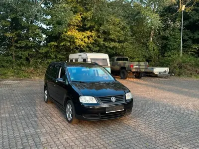 Gebraucht VW Touran 105 PS (77 kW) 2006 Schwarz Van / Kleinbus