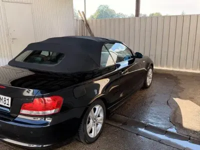 Gebraucht BMW 120 Cabriolet Sport Line 170 PS (125 kW) 2008 Schwarz Cabrio