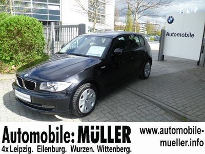 Schwarz metallic Gebraucht 2010 BMW 118 Advantage Kleinwagen | 16.999 €
