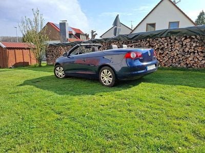 Usata VW Eos Edition 140 CV (102 kW) 2010 Blu Cabrio