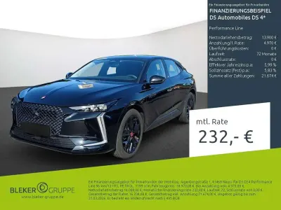 Gebraucht DS Automobiles DS4 Performance 131 PS (96 kW) 2023 Lackierung schwarz perla nera/typ aussenverkleidung metalliclackierung Limousine